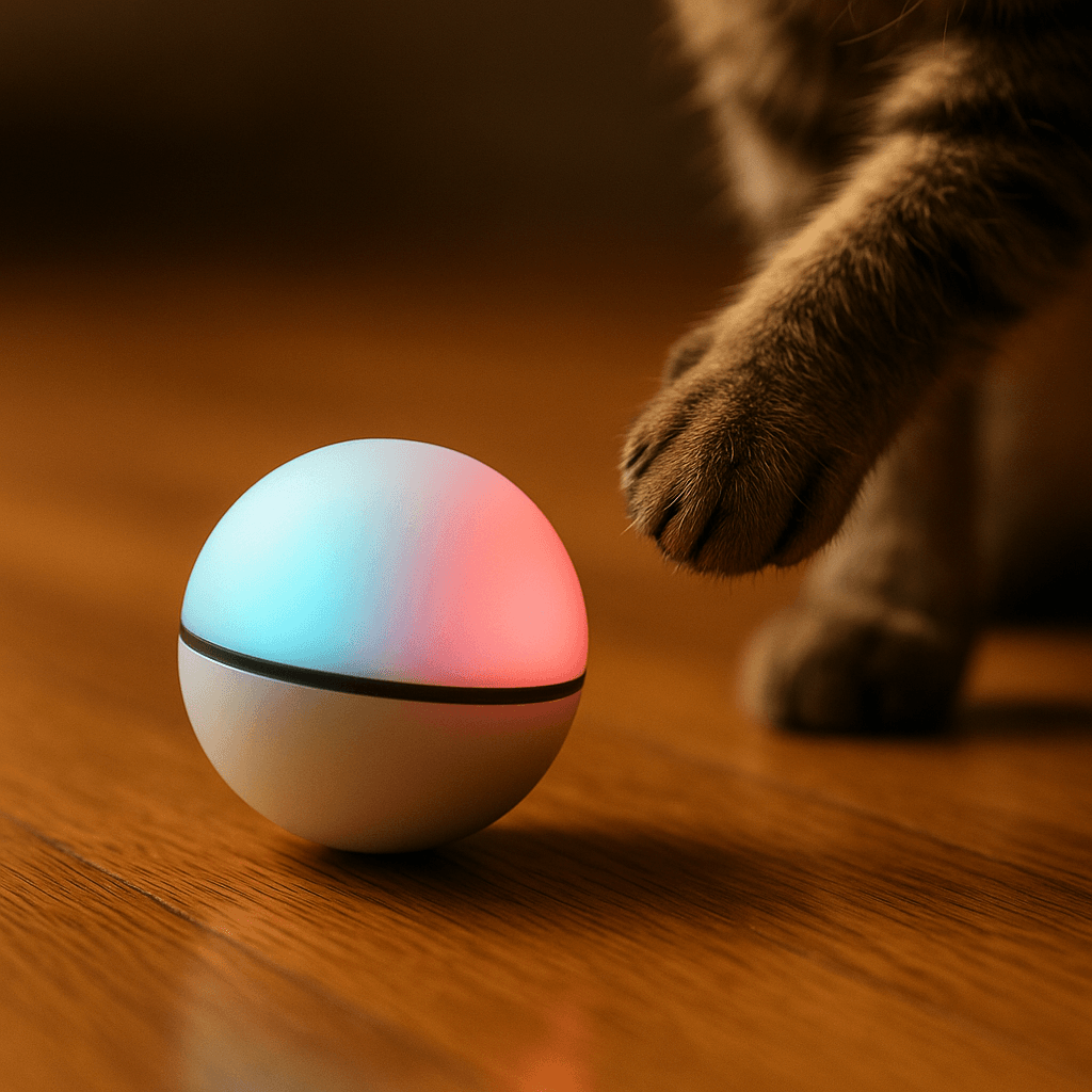 Cheerble Wicked Ball M3 smart rolling ball, one of the best interactive cat toys 2025