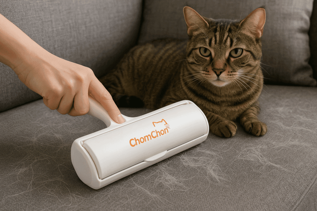 ChomChom Roller smart reusable pet hair remover for cat hair