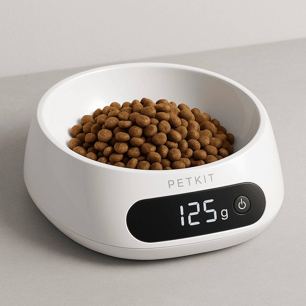 PETKIT smart cat bowl with digital scale for portion control