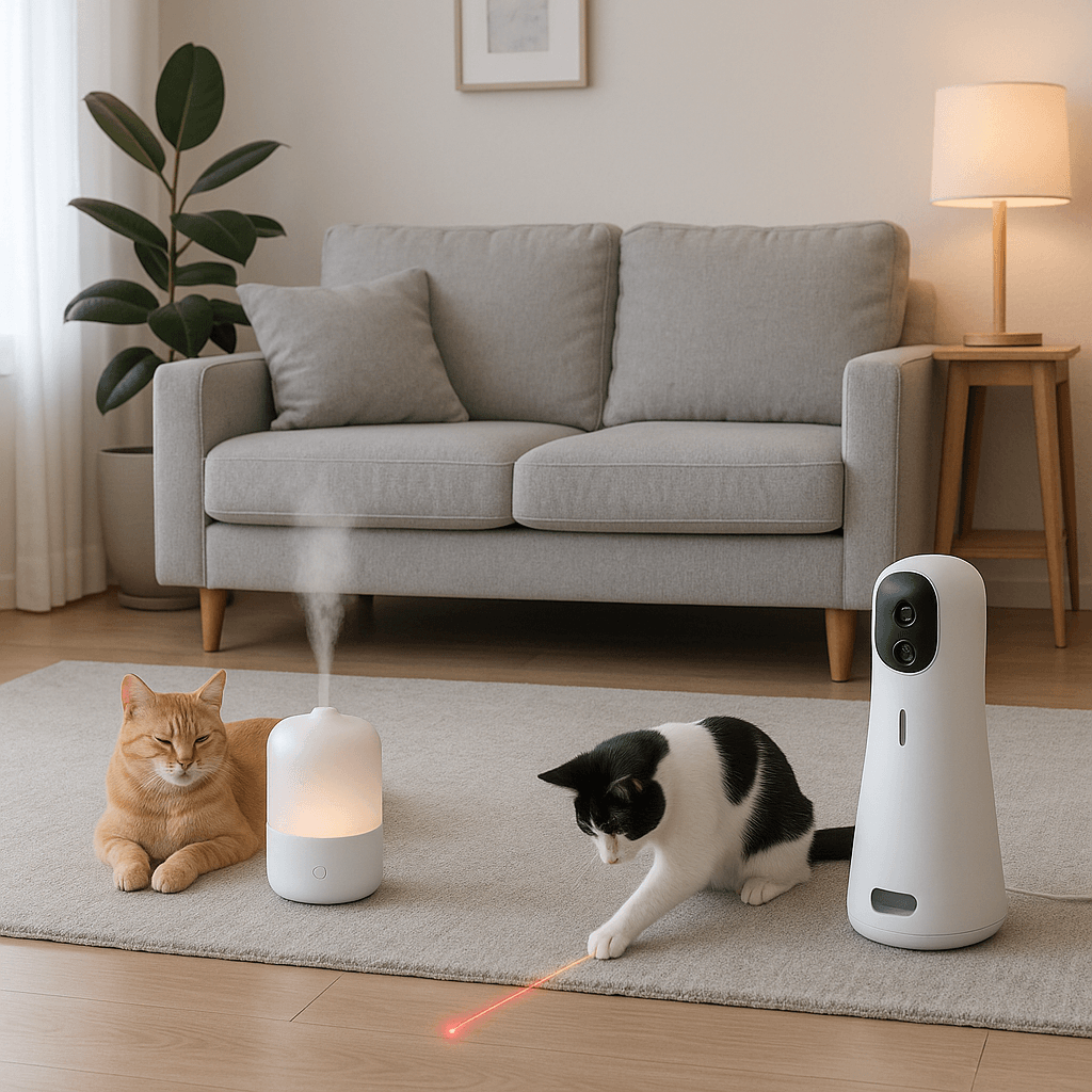 Best Smart Cat Anxiety Solutions 2025: Calm Tech for Stressed Felines
