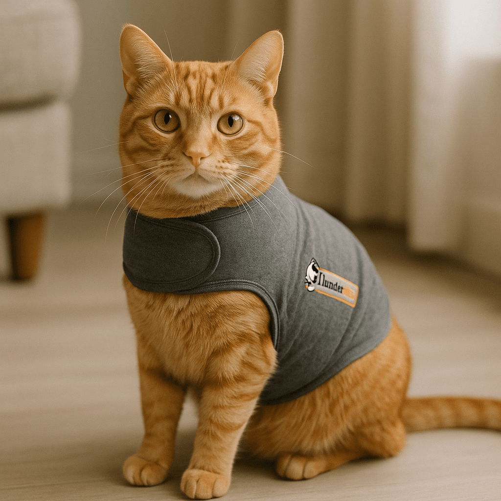 ThunderShirt calming wrap for anxious cats
