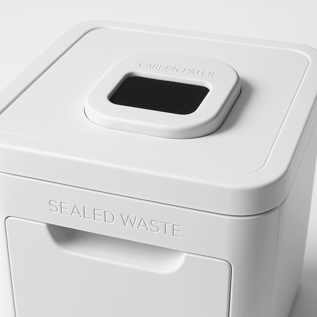 Carbon filter waste drawer of the Litter-Robot 4 smart litter box