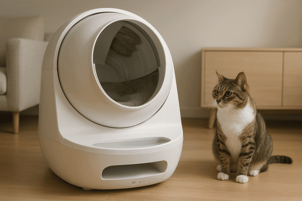 litter-robot-4-automatic-cleaning, litter-robot vs feeder-robot