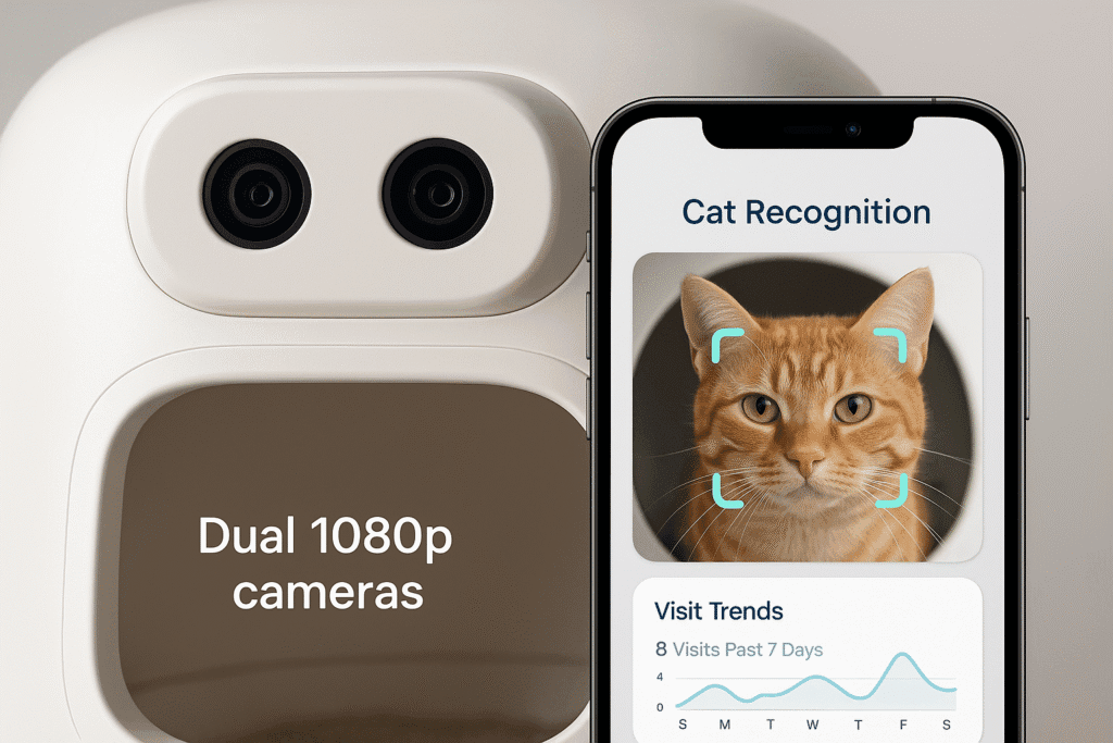 Litter-Robot 5 Pro: dual-camera and AI.