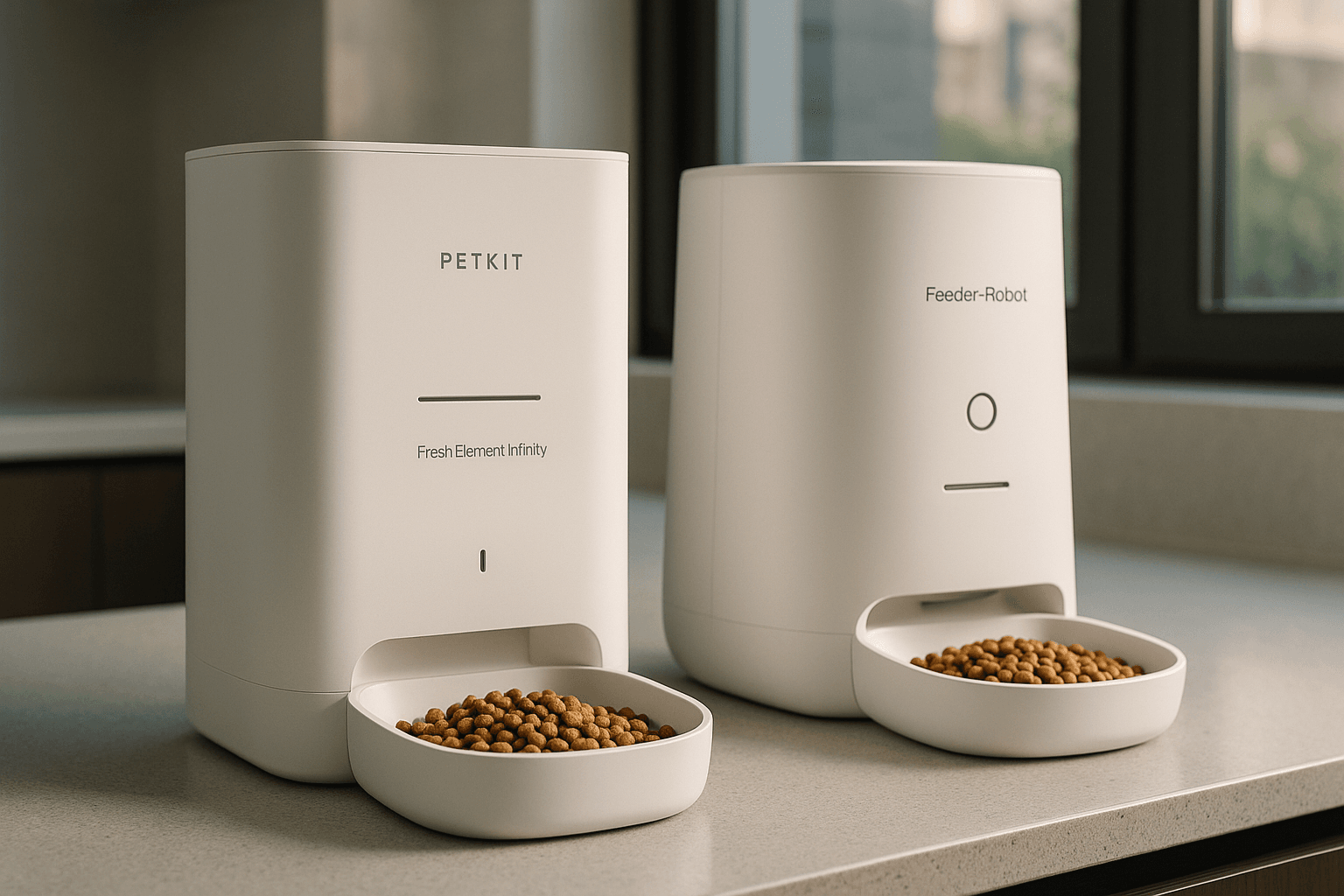 PETKIT Fresh Element Infinity vs Feeder-Robot 2025: Which Smart Feeder Wins?