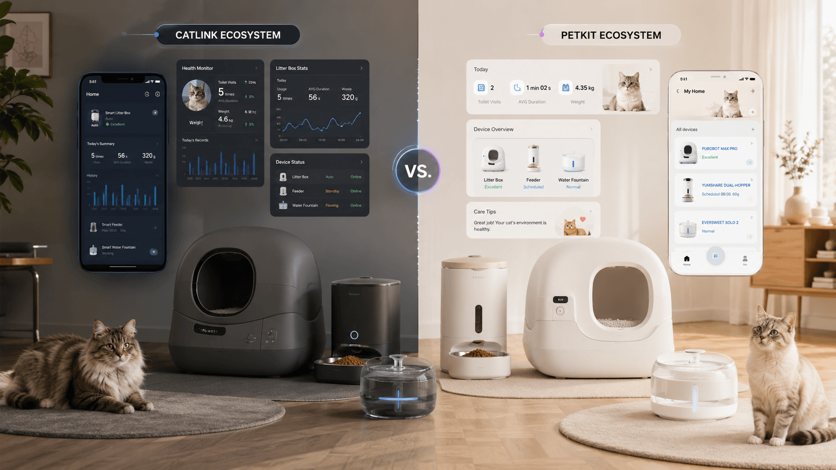 PETKIT vs CATLINK (2026): Which Smart Cat Ecosystem Is Actually Worth Living With?