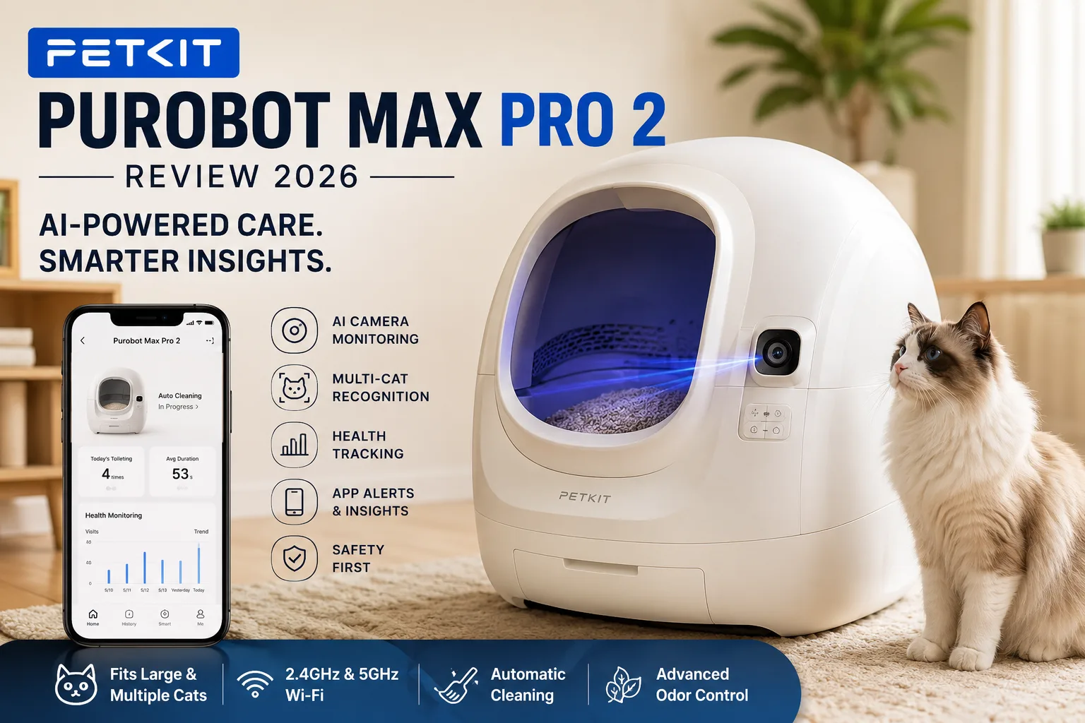 PETKIT Purobot Max Pro 2 Review (2026): Is the AI Camera Worth It?