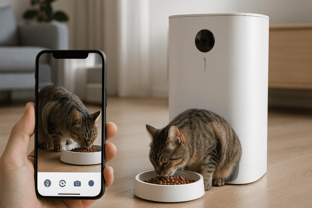 PETKIT YumShare Solo 2 Camera remote monitoring through the mobile app